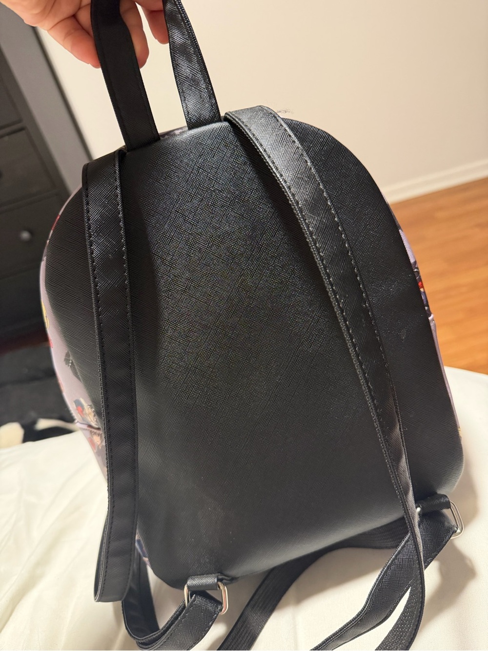 Hot Topic Lavender Death Note Mini Backpack with Character Print - Picture 5 of 7
